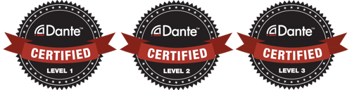 Dante Certificeringen Dante Certificeringen